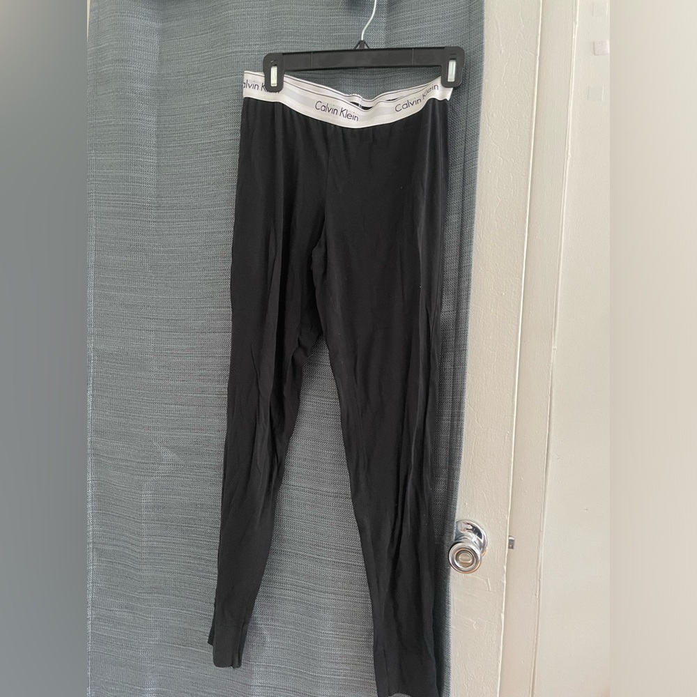 Black Calvin Klein Sleep Pants